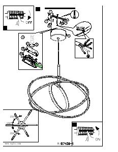 Bruksanvisning Eglo 97435 Lampa