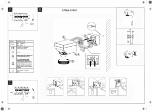 Bruksanvisning Eglo 97466 Lampa