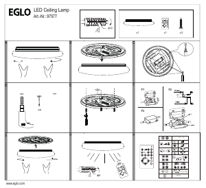 Посібник Eglo 97577 Лампа