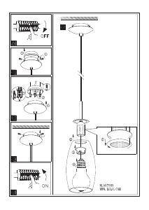 Bruksanvisning Eglo 97585 Lampa