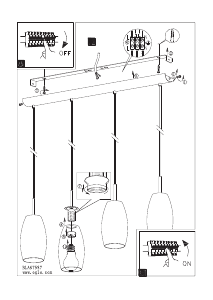 Bruksanvisning Eglo 97587 Lampa