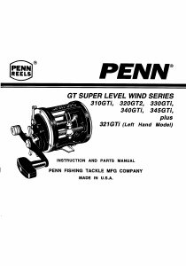 Manual Penn 320GT2 Fishing Reel