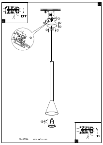 Bruksanvisning Eglo 97604 Lampa