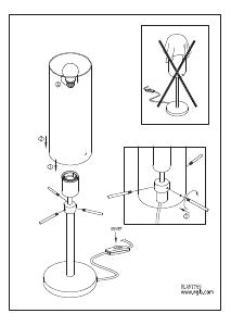 Bruksanvisning Eglo 97769 Lampa