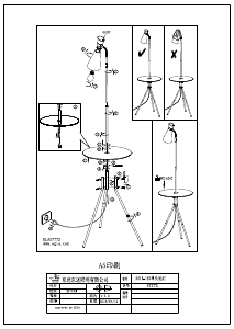 Bruksanvisning Eglo 97772 Lampa