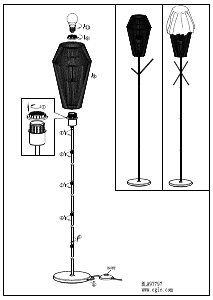 Bruksanvisning Eglo 97797 Lampa