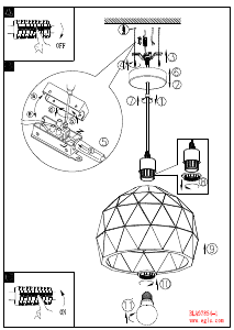 Bruksanvisning Eglo 97841 Lampa