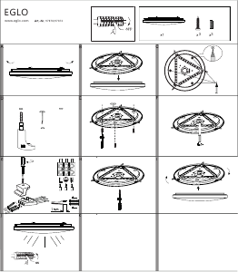 Bruksanvisning Eglo 97872 Lampa