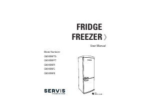 Manual Servis C60185NFTG Fridge-Freezer