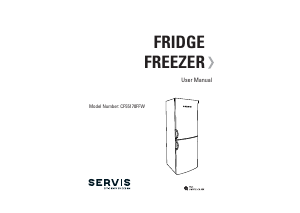 Bruksanvisning Servis CF55170FFW Kyl-frys