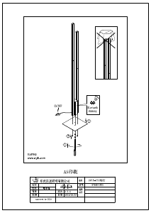 Bruksanvisning Eglo 97908 Lampa