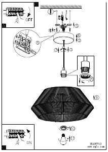 Bruksanvisning Eglo 97912 Lampa