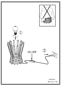 Bruksanvisning Eglo 97952 Lampa