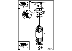 Bruksanvisning Eglo 97954 Lampa