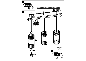 Bruksanvisning Eglo 97955 Lampa