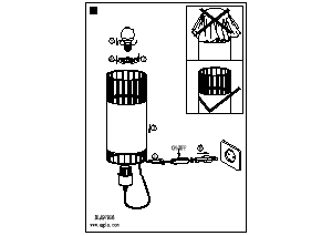 Bruksanvisning Eglo 97956 Lampa