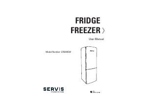 Bruksanvisning Servis CF60185W Kyl-frys