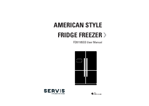 Bruksanvisning Servis FD91185SS Kyl-frys