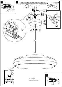 Bruksanvisning Eglo 98046 Lampa