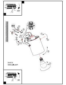 Bruksanvisning Eglo 98138 Lampa