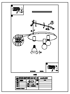 説明書 Eglo 98156 ランプ