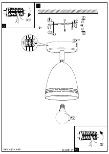 Bruksanvisning Eglo 98167 Lampa