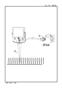 Bruksanvisning Eglo 98185 Lampa