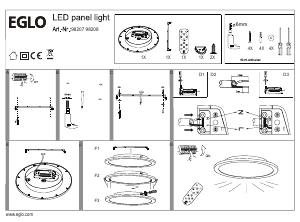 Bruksanvisning Eglo 98207 Lampa