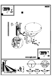 Bruksanvisning Eglo 98233 Lampa