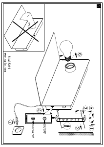 Bruksanvisning Eglo 98264 Lampa