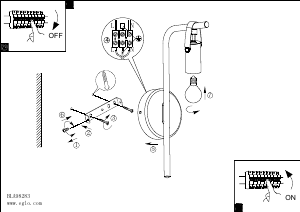 Bruksanvisning Eglo 98283 Lampa