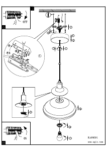 Bruksanvisning Eglo 98291 Lampa