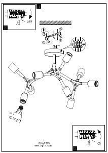 Bruksanvisning Eglo 98318 Lampa