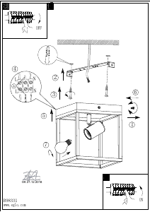 Bruksanvisning Eglo 98331 Lampa