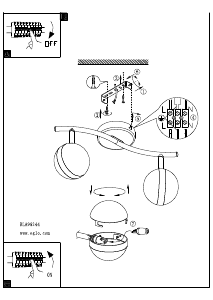 Bruksanvisning Eglo 98344 Lampa