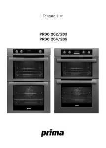 Handleiding Prima PRDO205 Oven