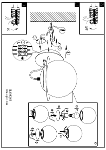 Bruksanvisning Eglo 98365 Lampa