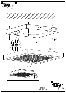 Bruksanvisning Eglo 98369 Lampa