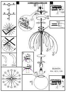 Bruksanvisning Eglo 98376 Lampa