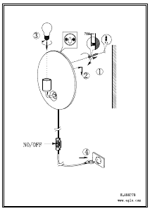 Bruksanvisning Eglo 98379 Lampa