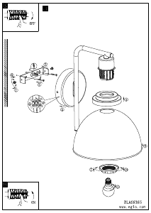 Bruksanvisning Eglo 98385 Lampa