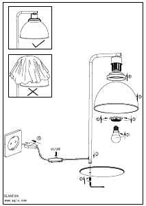 Bruksanvisning Eglo 98386 Lampa