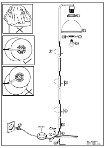 Bruksanvisning Eglo 98387 Lampa