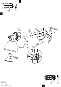 Bruksanvisning Eglo 98393 Lampa