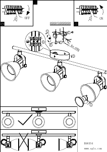 Bruksanvisning Eglo 98395 Lampa