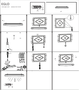 Bruksanvisning Eglo 98447 Lampa