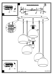 Bruksanvisning Eglo 98526 Lampa