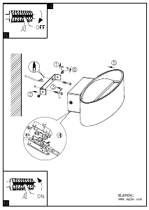 Bruksanvisning Eglo 98542 Lampa