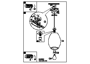 Bruksanvisning Eglo 98581 Lampa