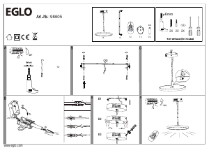 説明書 Eglo 98605 ランプ